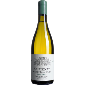 Bouteille de Santenay 1er Cru “Clos du Passe‑Temps” Monopole blanc – Domaine Fleurot‑Larose