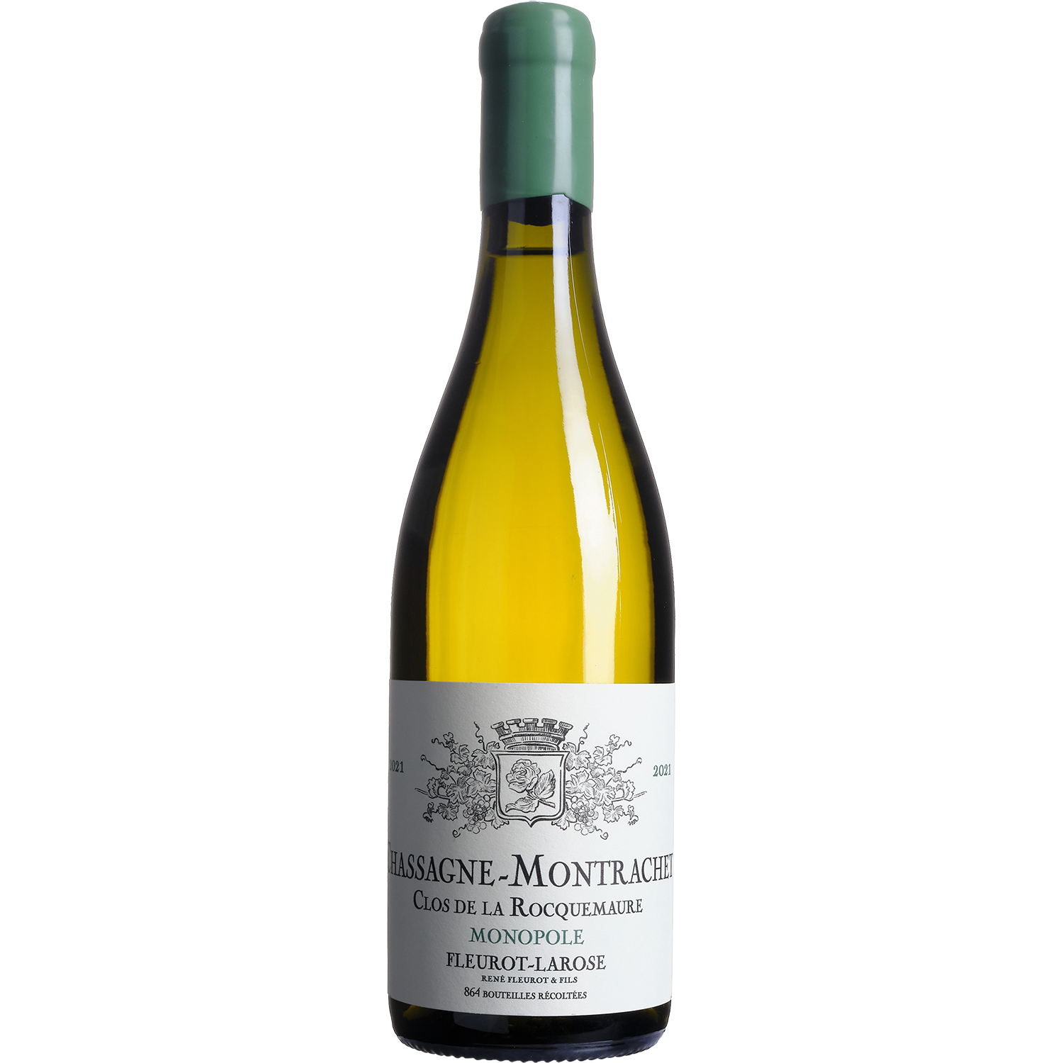 Bouteille de Chassagne-Montrachet 1er Cru “Clos de la Rocquemaure” Monopole – Domaine Fleurot-Larose