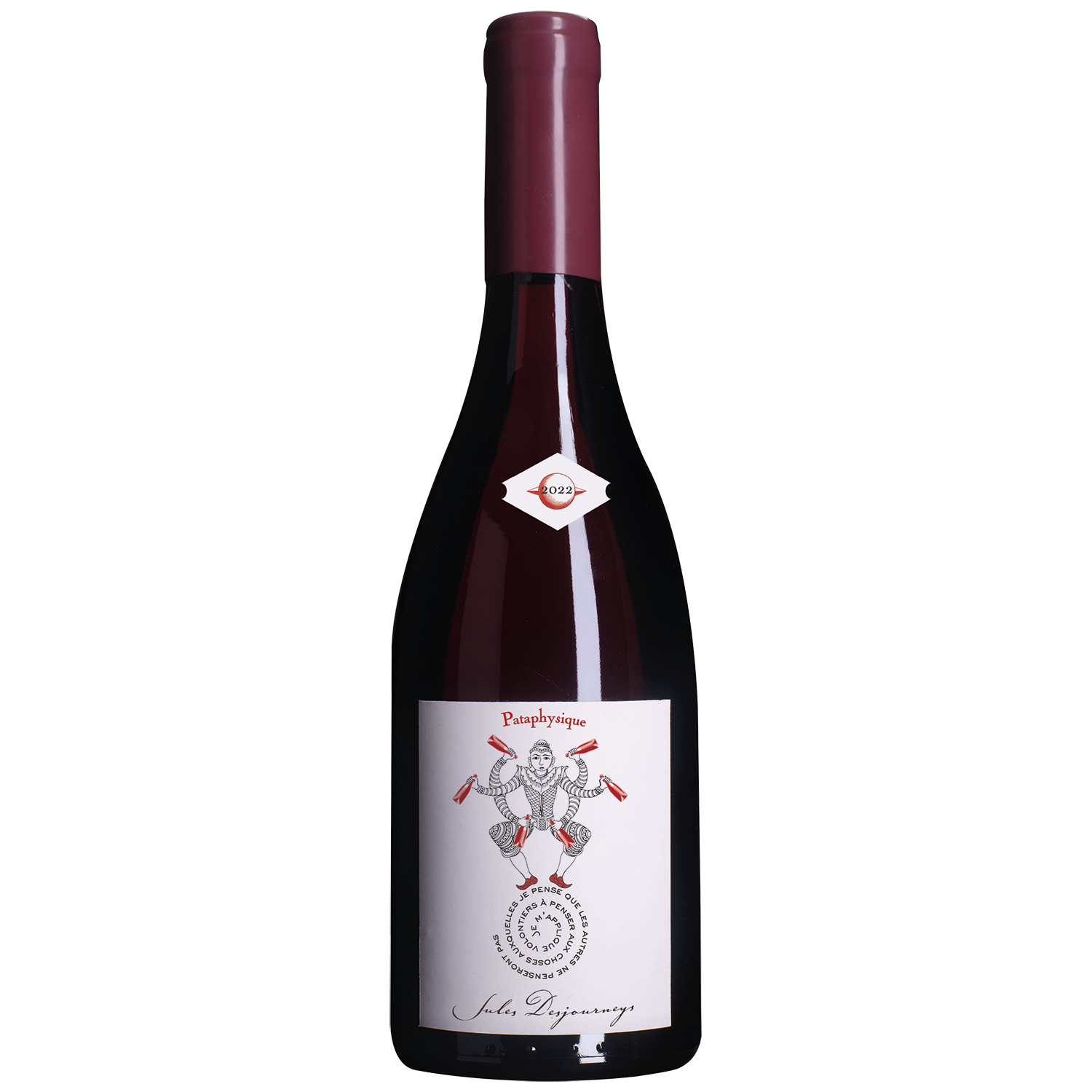 Bouteille de Beaujolais Pataphysique rouge – Domaine Jules Desjourneys
